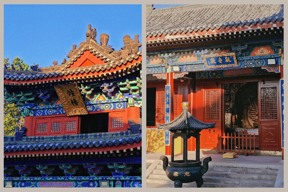 仿古門(mén)窗 寺廟 禪院